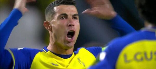 عکس ناراحتی رونالدو در النصر