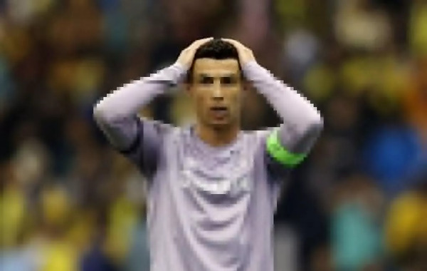 عکس ناراحتی رونالدو در النصر