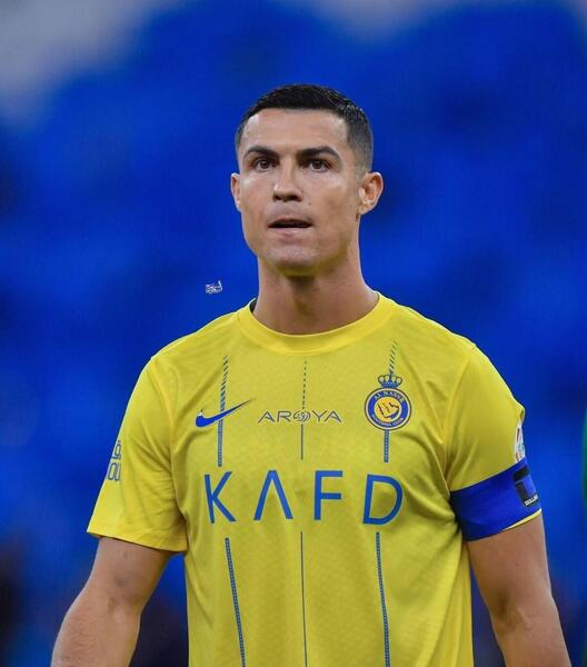 عکس ناراحتی رونالدو در النصر