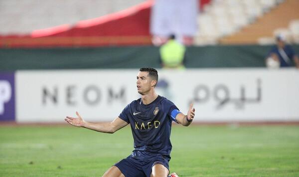 عکس ناراحتی رونالدو در النصر