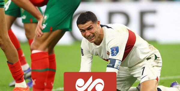 عکس رونالدو در حال گریه