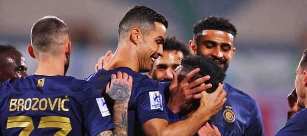 عکس رونالدو در بازی با پرسپولیس