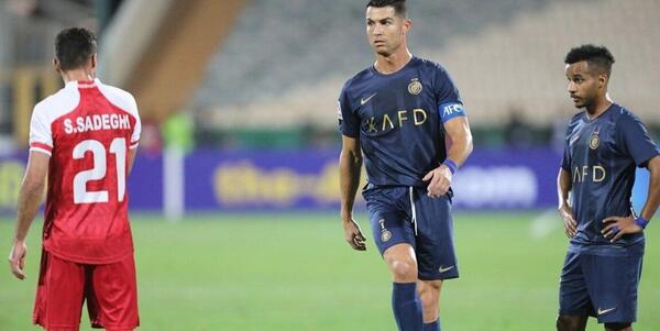 عکس رونالدو با بازیکنان پرسپولیس