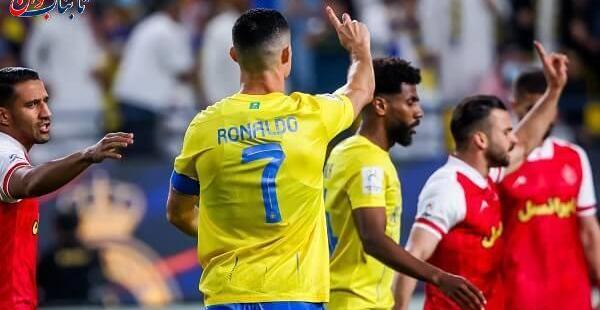 عکس رونالدو در مقابل پرسپولیس