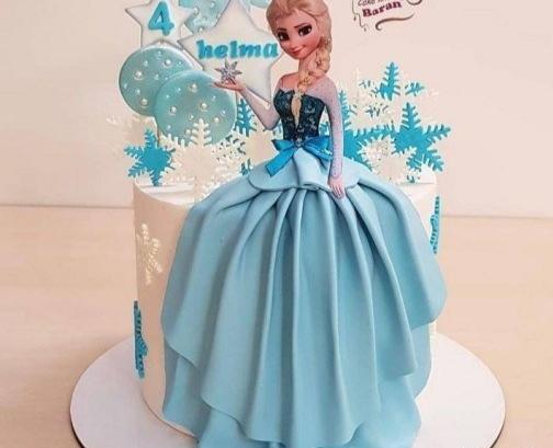 عکس کیک دخترانه آنا السا