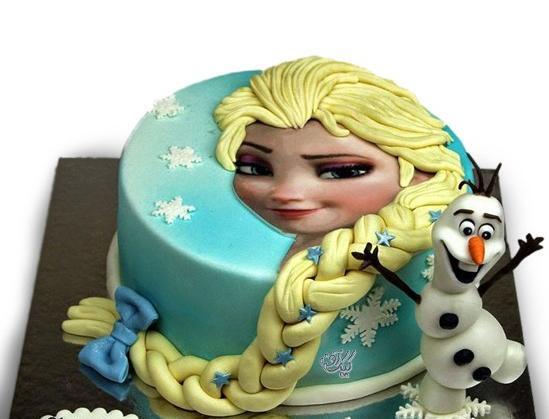 عکس کیک دخترانه آنا السا