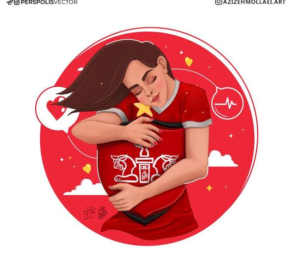 عکس پرسپولیس دخترونه برای پروفایل