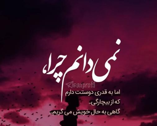 رمانتیک عکس نوشته دوستت دارم