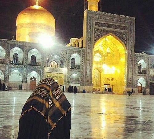 عکس دخترونه در حرم امام رضا