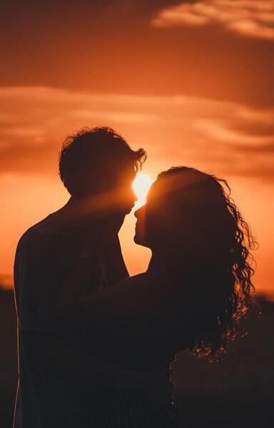 عکس عاشقانه طلوع آفتاب