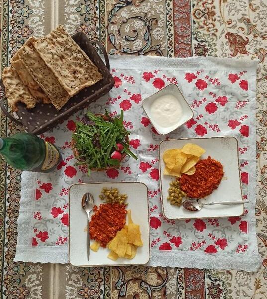 عکس صبحانه رمانتیک