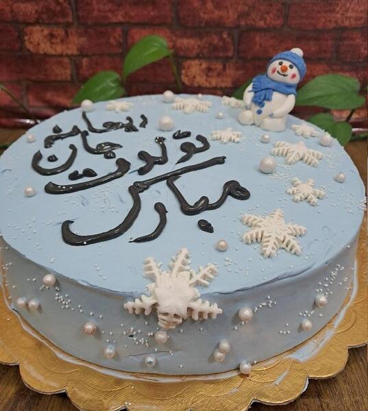 عکس کیک دخترانه زمستانی