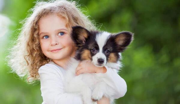 ژست دخترانه عکس دختر با سگ برای پروفایل