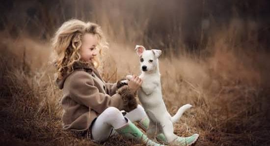 ژست دخترانه عکس دختر با سگ برای پروفایل