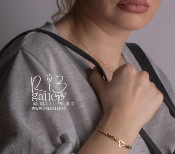 عکس دستبند طلا ظریف دخترانه