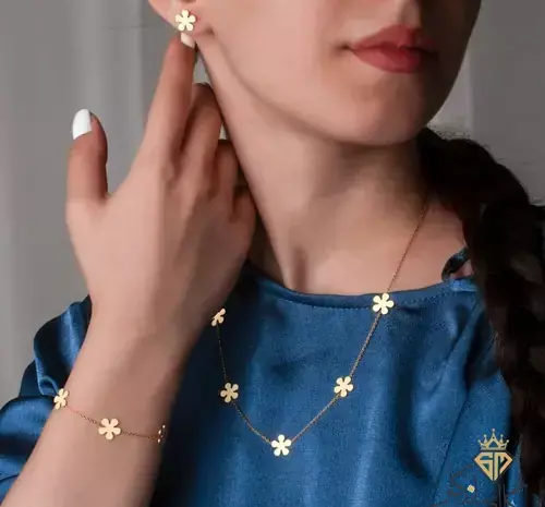 عکس سرویس طلا ظریف دخترانه