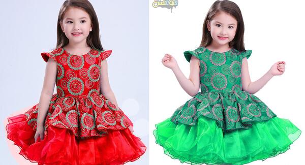 عکس لباس عروسکی دخترانه