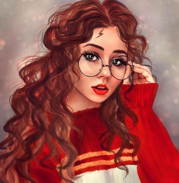 عکس دخترونه فانتزی صورتی
