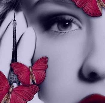 دخترونه عکس پروانه فانتزی برای پروفایل