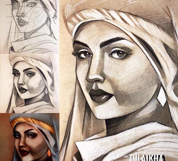 عکس چهره ی واقعی زلیخا