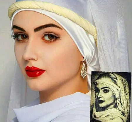 عکس زلیخا و همسرش واقعی