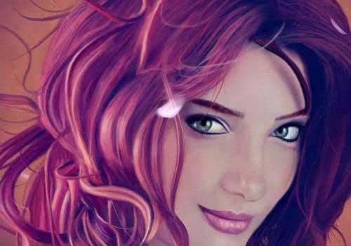 عکس دخترونه نقاشی دخترانه