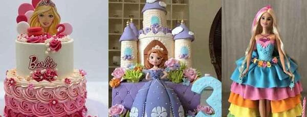 عکس کیک پسرانه و دخترونه
