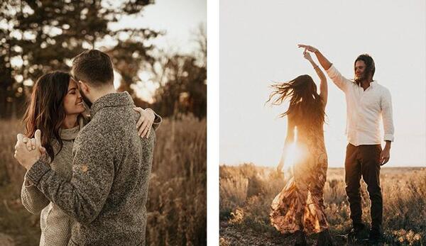 عکس دونفره پاییزی اینستاگرام