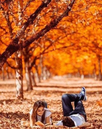 عکس دونفره پاییزی بدون متن