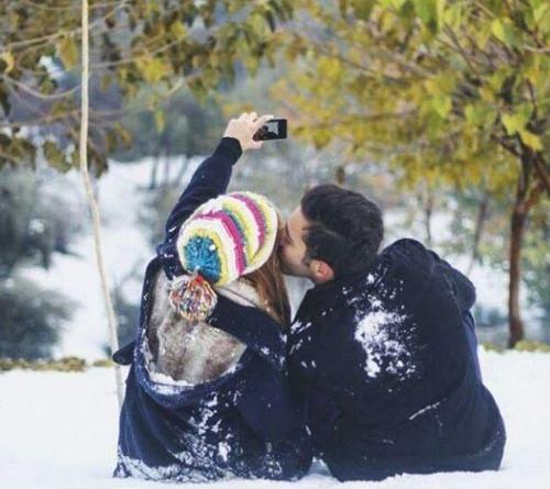 عکس دونفره بدون چهره فیک