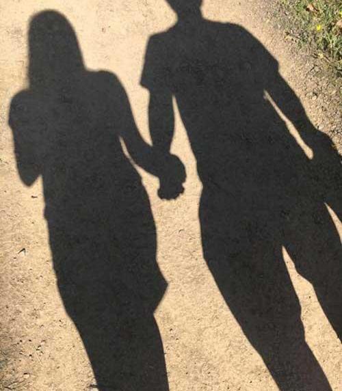 عکس سایه دونفره عاشقانه