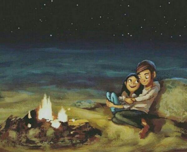 عکس کارتونی دونفره زیبا