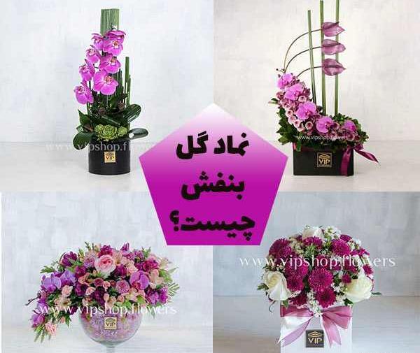 عکس دسته گل یاسی