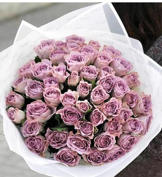 عکس دسته گل یاسی