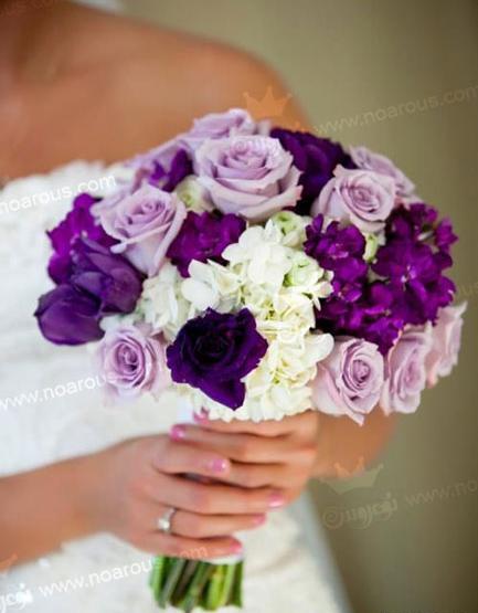 عکس دسته گل یاسی
