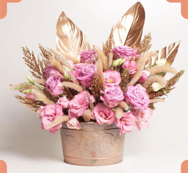 عکس دسته گل یاسی