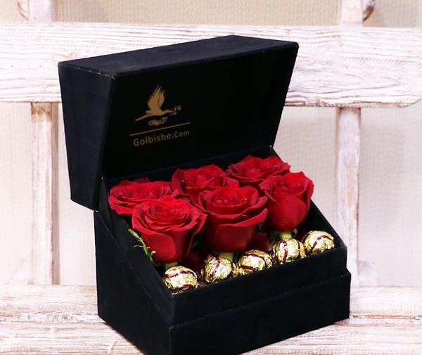 عکس دسته گل با شیرینی
