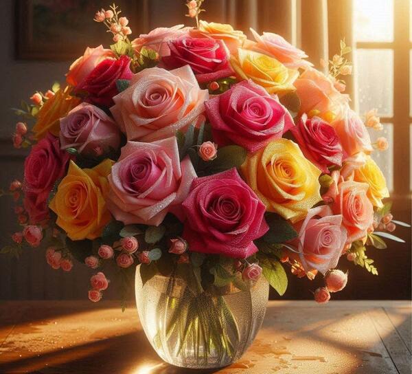 عکس دسته گل واقعی برای پروفایل
