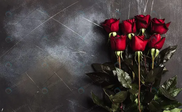 عکس دسته گل رز برای ولنتاین