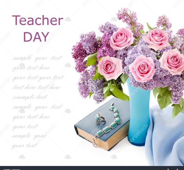 عکس دسته گل زیبا برای روز معلم