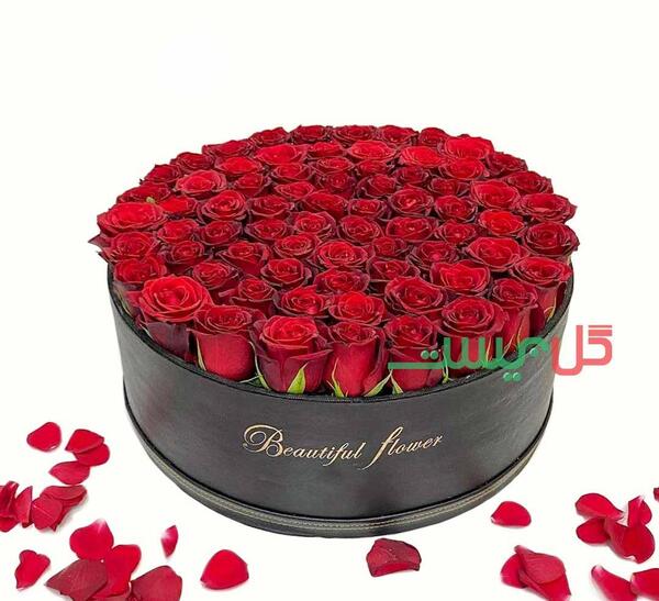 عکس دسته گل رز قرمز خیلی بزرگ