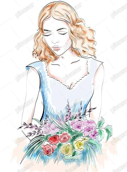 عکس دسته گل برای نقاشی