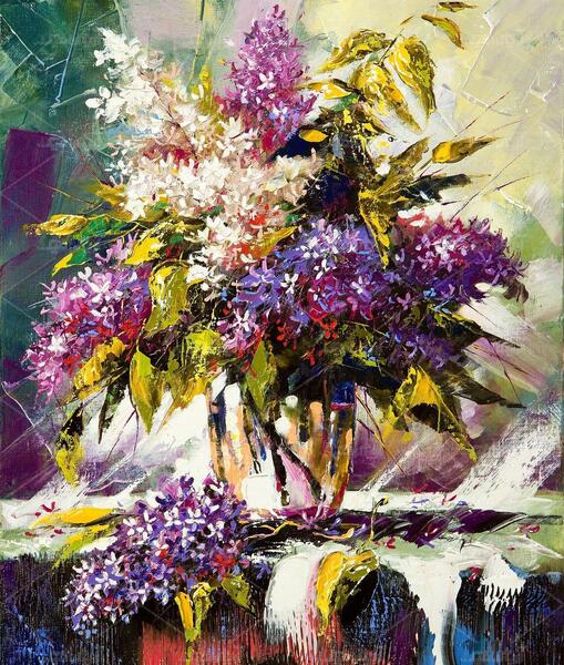 عکس دسته گل برای نقاشی