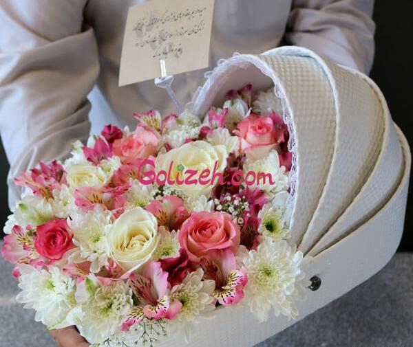 عکس دسته گل مصنوعی برای زایمان
