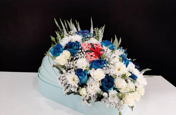 عکس دسته گل مصنوعی برای زایمان