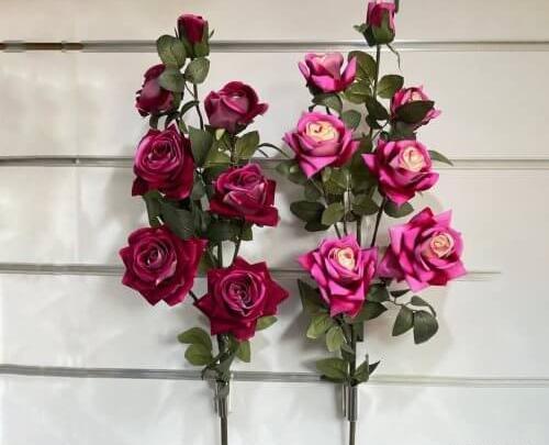 عکس دسته گل رز مصنوعی
