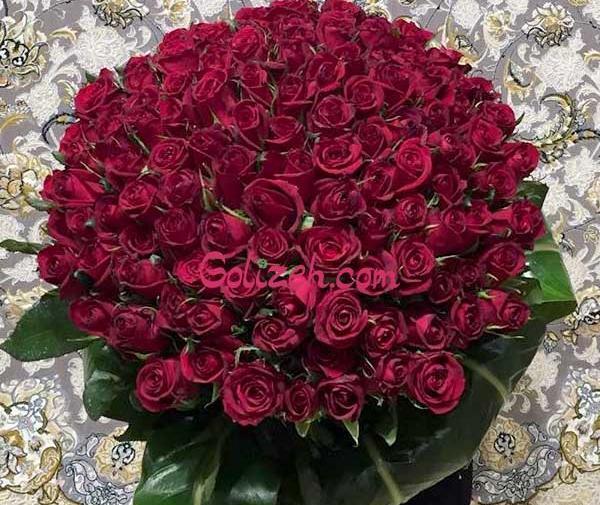 عکس دسته گل رز مصنوعی
