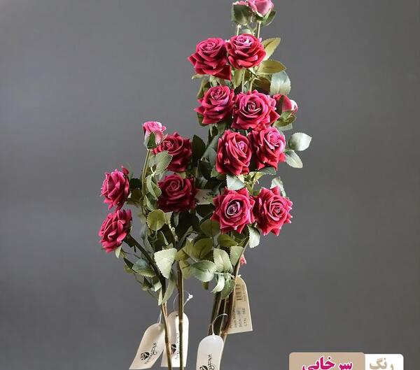عکس دسته گل رز مصنوعی