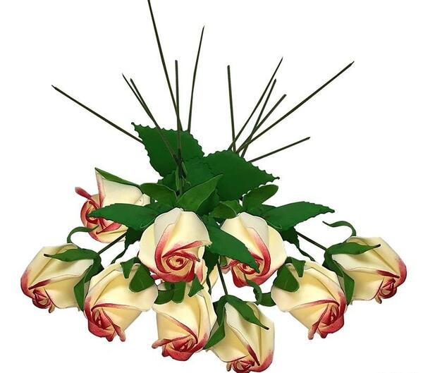 عکس دسته گل رز مصنوعی