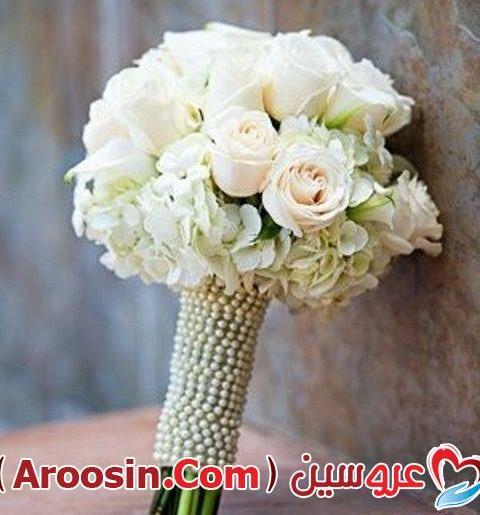 عکس دسته گل عروس با گل مصنوعی